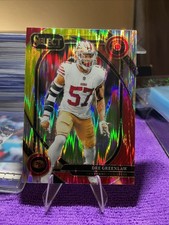 2024 PANINI SELECT 252 DRE GREENLAW RED & YELLOW SHOCK SAN FRANCISCO 49ers