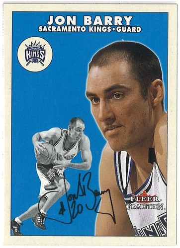 2000 Fleer Tradition Jon Barry #203 card