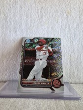 Jordan Walker 🔥 Speckle Refractor 282/299 🔥 Bowman Chrome Prospects 2022...