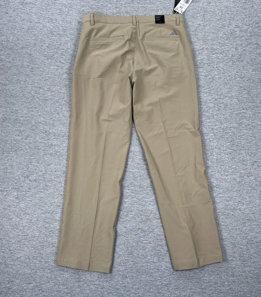 Pantalones de golf Adidas para hombre 32x30 beige Ultimate 365 rendimiento recto elásticos NUEVO Foto 2 de 4