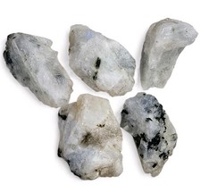 White Moonstone Rough Stone Pieces India 126.1 grams