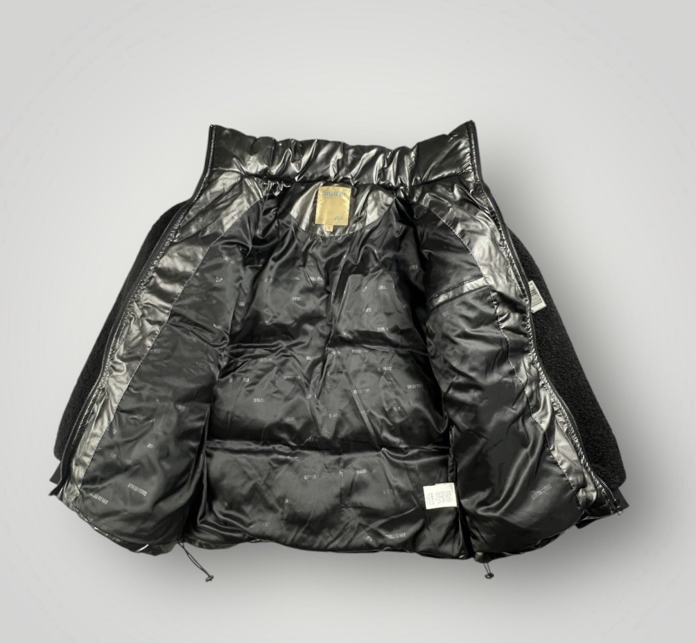 Guuka Mens Black Solid Polyester Puffer Hooded Do… - image 10