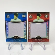 (2)Roy Oswalt 2005 UD Reflections Super Swatch /25 /10 Patch  #SS-RO Houston