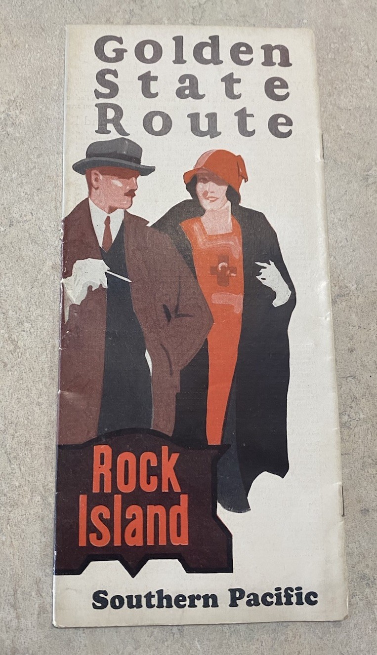 1927 Rock Island Southern Pacific Golden State Route / California Brochure Train