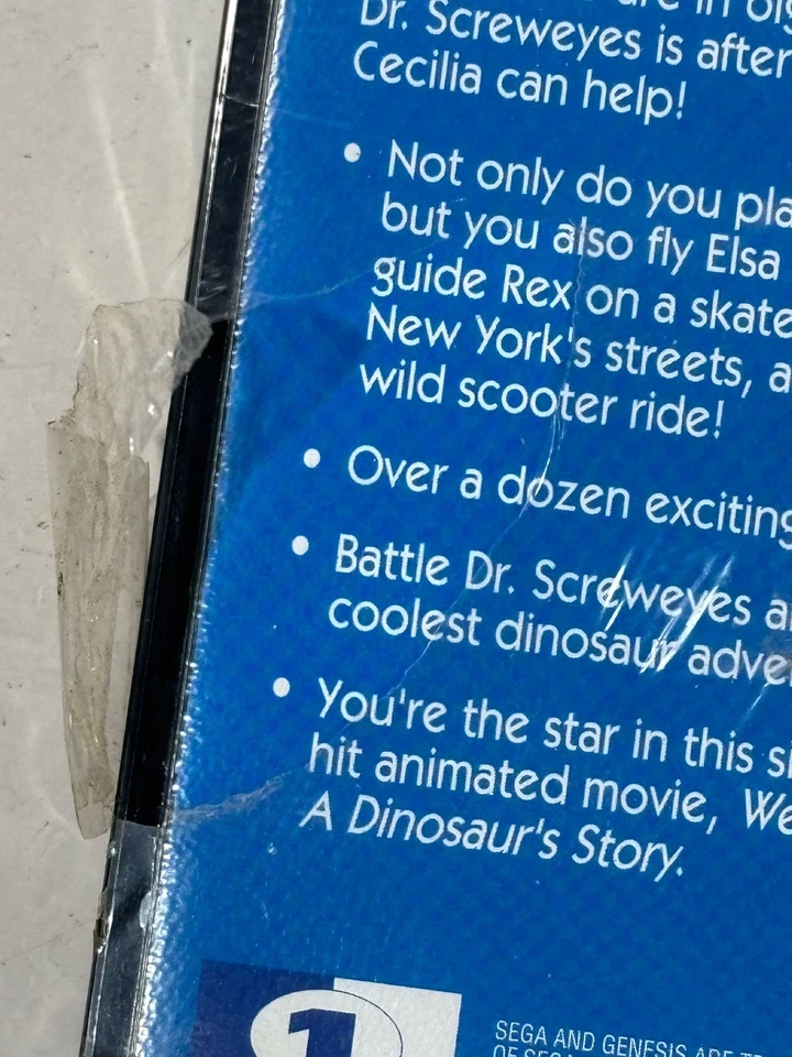 Dinosaur's Tale (Sega Genesis, 1994) New Sealed *Read Desc. - Image 3 of 4