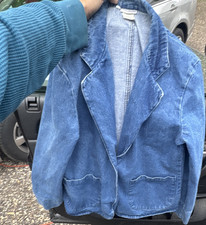 Vintage Pacific Express Blue Denim Jacket Style 1021