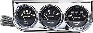 Auto Meter 2349 Autogage Gauge Trio