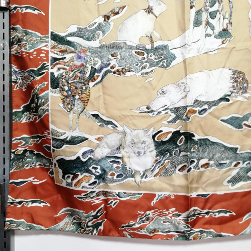 SWASH SWASH Seidentuch mit Allover-Print Animal 100% Seide Animal-inspiriert - Bild 5 von 9