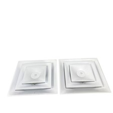 Titus Tms 10xrnd Steel Sq. Ceiling Air Diffuser 24 In X 24 In White Set Of 2 Titus Tms 10xrnd Steel Sq. Ceiling Air Diffuser 24 In X 24 In White Set Of 2