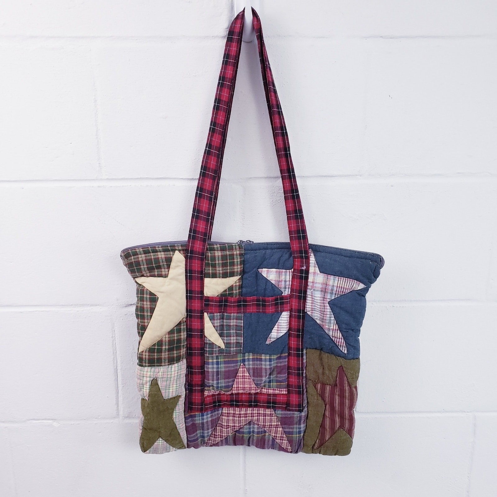 Patch Magic Patchwork Shoulder Bag Tote Handbag P… - image 2