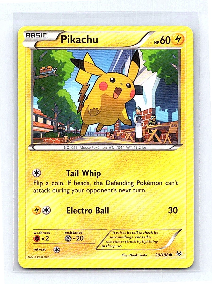 Pikachu 20/108 XY - Roaring Skies Common NM
