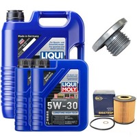 MotoröL Filter Set 5W-30 Liqui Moly 7 Liter + Schraube FüR BMW 5Er 3Er X5 E39
