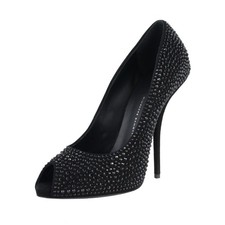 Giuseppe Zanotti Design Women's Sparkle Leather High Heel Pump Shoes US 5 IT 35