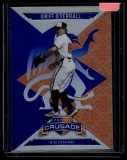 2025 Panini Crusade Griff O'Ferrall #58 Blues Orange Refractor (RC)