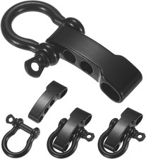 Paracord Bracelet Shackle Buckle 4PCS - Adjustable Metal O Bow Shackle Use for