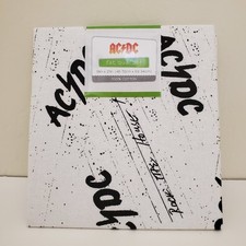 AC/DC Sketch Logo Fat Quarter Fabric 100 Cotton 18" 21" Rock The House NEW