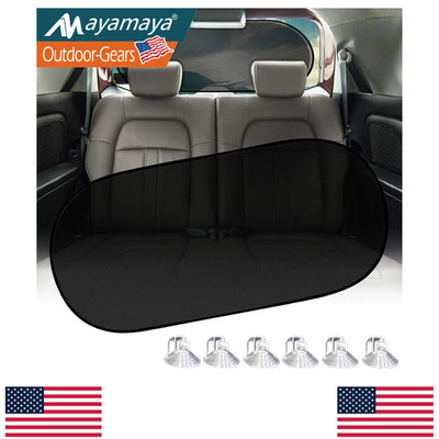 Foldable Car Rear Window Sun Shade Windshield Visor Mesh Cover UV Protection