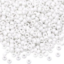 1000 Pcs White Pony Beads for Jewelry Making - Christmas Friendship Bracelet...