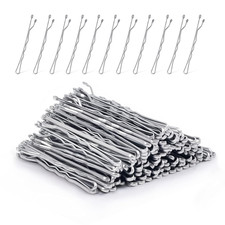 Silver Bobby Pins for Gray Hair 120PCS 2Inches Hair Pins for Women with Box