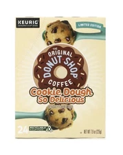 Donut Shop Coffee, Cookie Dough, 24 K-Cup, Limited Edition, Best By: 11/2026