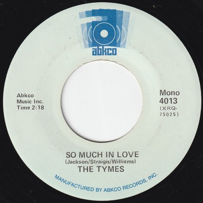 The Tymes, So Much In Love / Wonderful, Wonderful, (7'', Single, Mono), NM or M-,