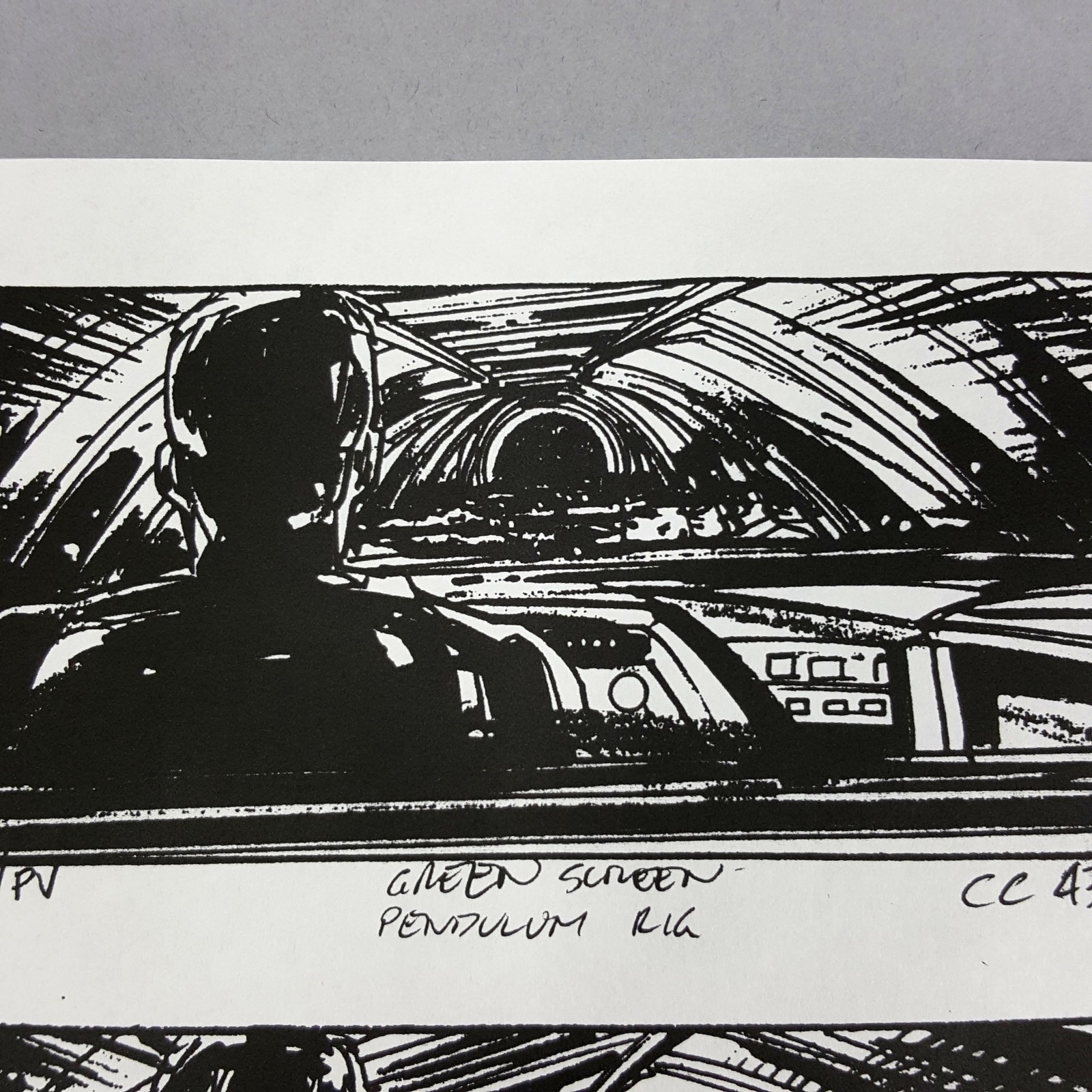 Image 6 of The Fifth Element - Production Used Storyboard, Cab Chase 142-144 , COA
