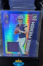 2024 Panini Donruss Optic - Rookie Phenom J.J. McCarthy #RPB-JMY Blue Hyper...