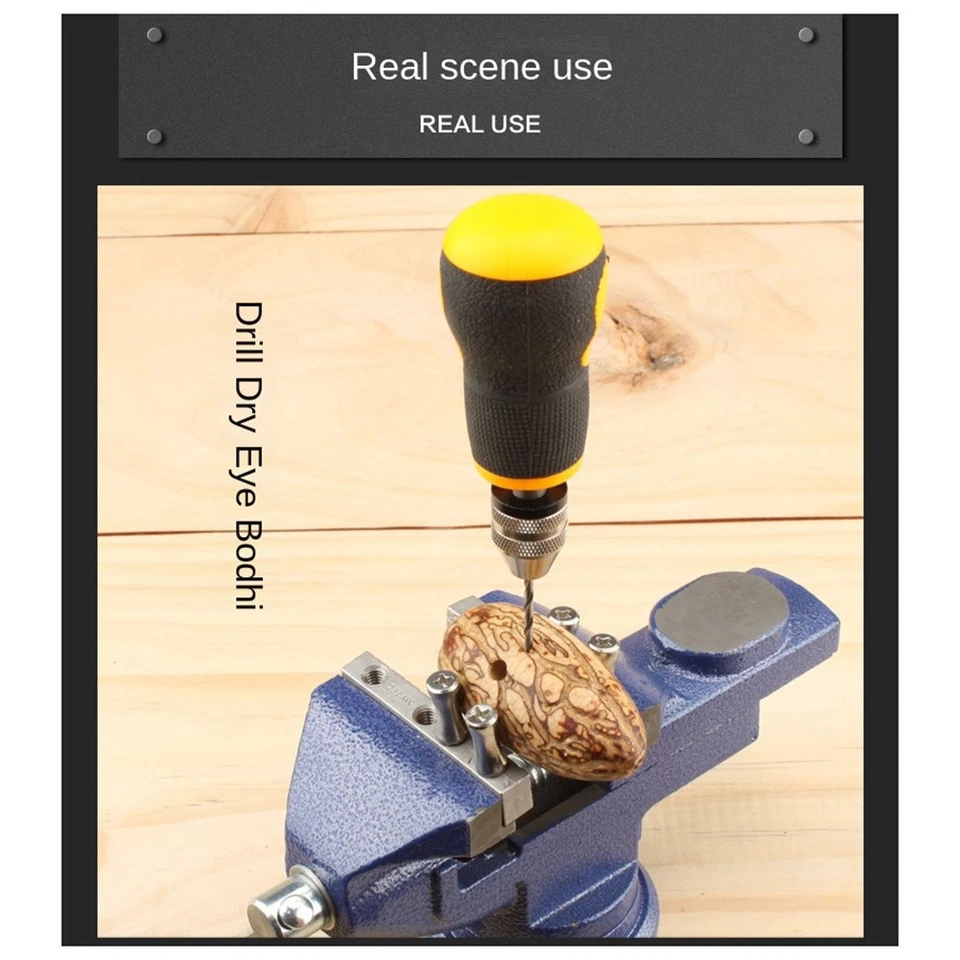 Small Carrot Heads Hand  Drill Hand  Drill,  for Jewelry Craft Woodworking9125 - Image 3 of 4