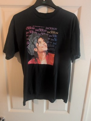 Michael Jackson Vintage T Shirt Single Stitch 90's Size Large