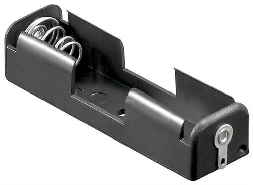 Goobay 1x AA (Mignon) battery holder black Solder tail (U) (11489)