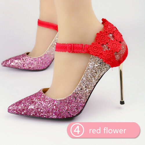 2PCS Abnehmbare Schnürschuh Gürtel Band Netz Knöchel Schnalle High Heels Zubehör - Bild 16 von 20