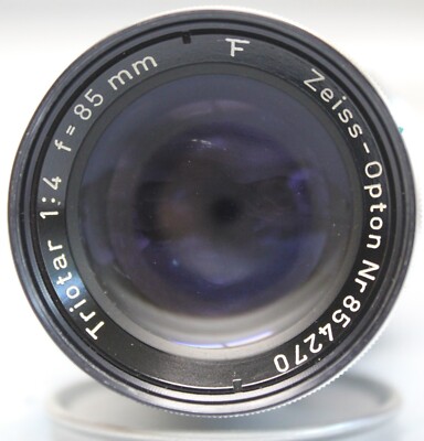 Zeiss Opton Triotar 85mm f4.0 Telephoto Lens (1954) for Zeiss Opton Triotar 85mm f4.0 Telephoto Lens (1954) for