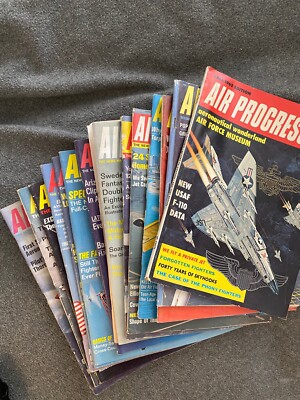 Vintage Air Progress Magazines - Lot of 18 issues - 1960s