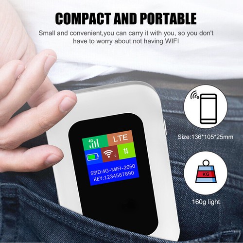 Tragbarer 4G Router WiFi 150 Mbps Mobile Hotspot Mobile WiFi Drahtlos Router - Afbeelding 2 van 12