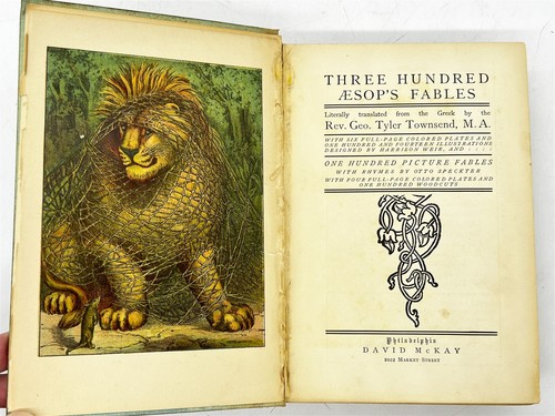 ThriftCHI ~ (3) Aesop's Fables Books - Ladybird Books 1974 & David Mckay 1920's - Picture 6 of 12
