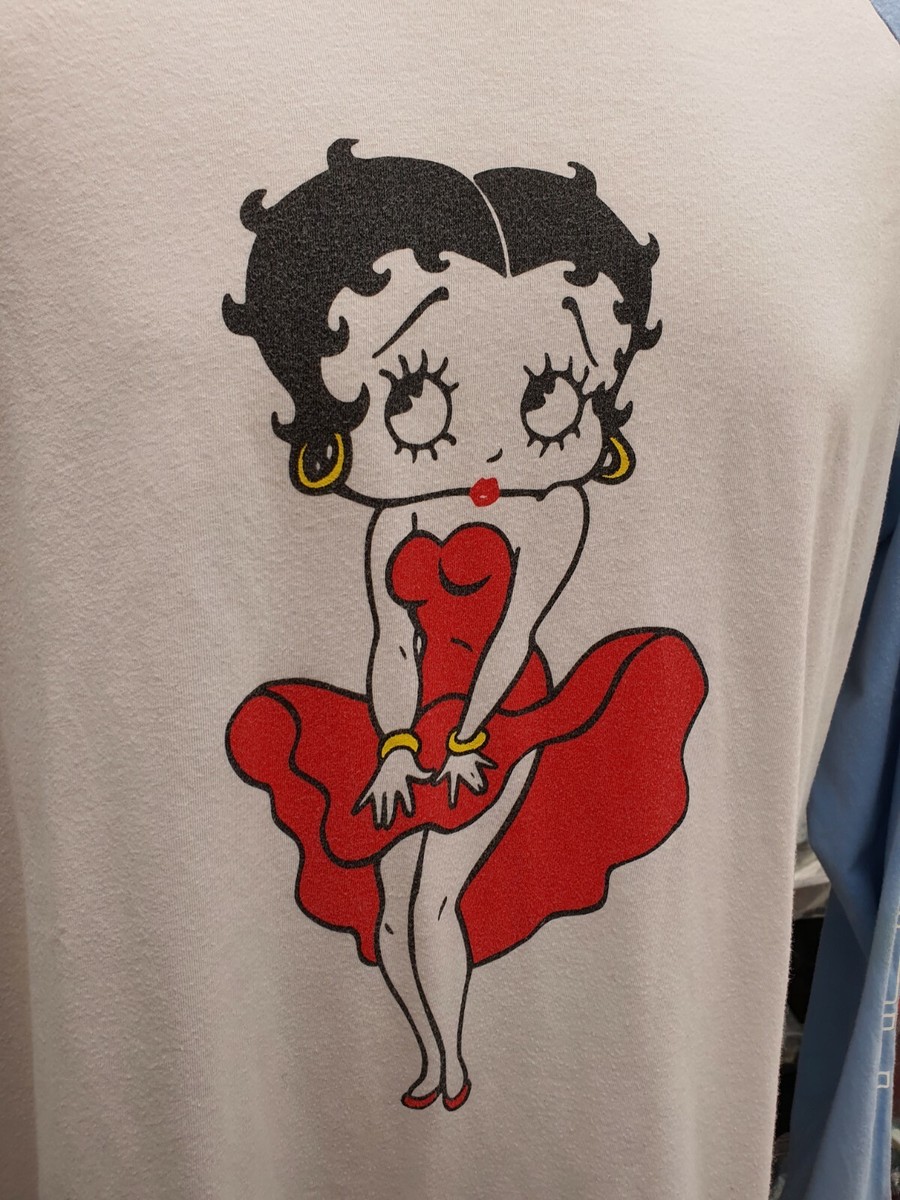 SS16 Supreme Betty Boop Raglan L/S tee light blue long SS16 Supreme Betty Boop Raglan L/S tee light blue long