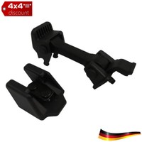 Motorhaubenverschluss Set Schwarz Jeep Wrangler JK 2007+