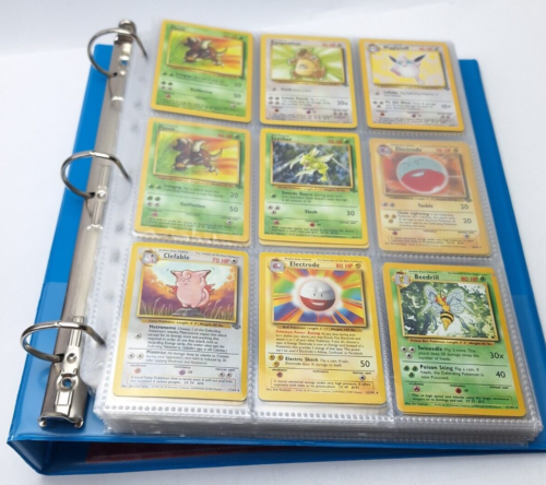 Lot grand classeur carte pokemon base originale vintage - Photo 2 sur 21