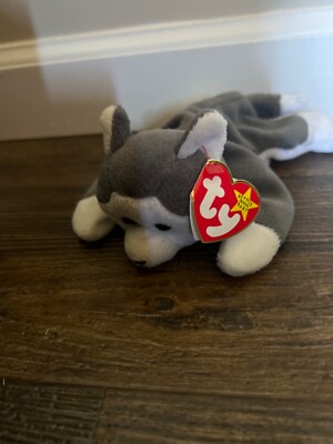 Ty Beanie Baby Nanook the Huskey DOB November 21, 1996