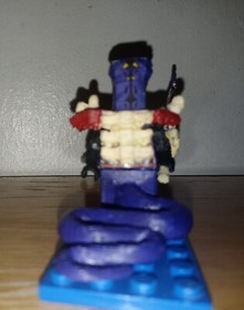 NINJAGO Custom General Anacondrai Purple Snake Anacondrai Minfigure