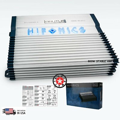 ヒツジオリ ページ Hifonics BXX800.4 Brutus 800W RMS A/B 4 Channel Speaker Car Audio