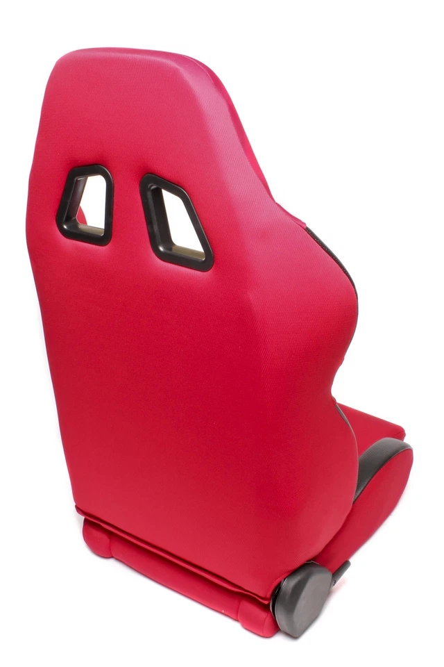 TA TECHNIX Asiento Deportivo Semicubierto Del Pasajero Rojo Ajustable Derecho - Imagen 2 de 4