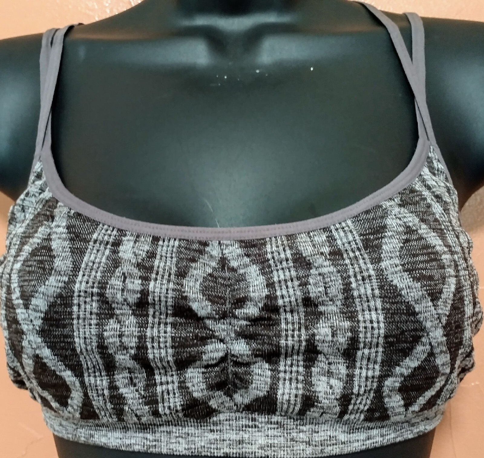 Victoria's Secret Gray No Wire Bralette Strappy Back Women's Size Small