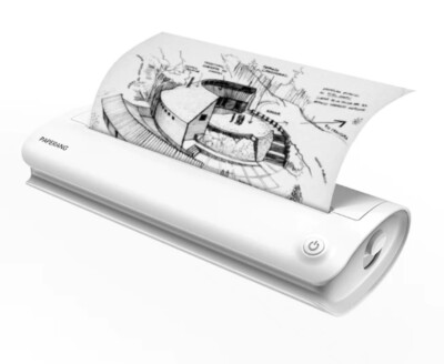 Paperang F1S GO Portable Printer w/ 300dpi Resolution (8.5'' X 11'') Bluetooth