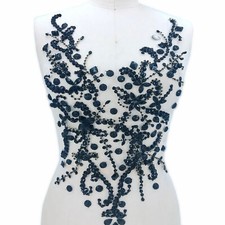 Rhinestone Bodice Appliques Party Costumes Accessories Beaded Applique