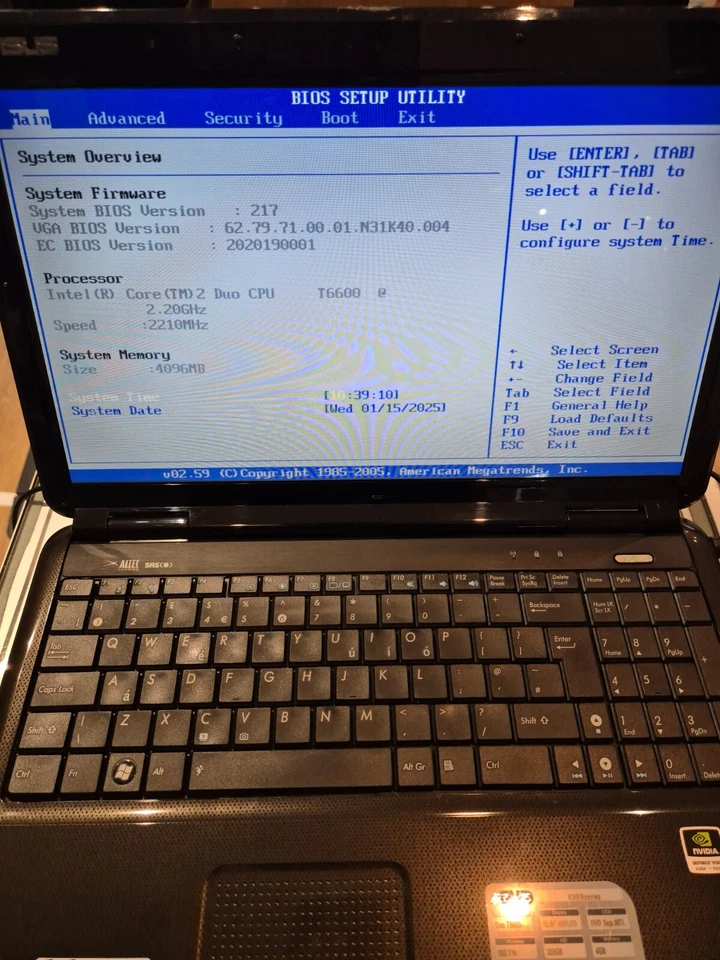 ASUS K50IN-SX149X. Supplied with charger - Image 2 of 4