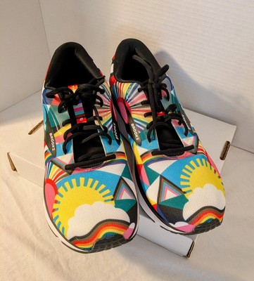 Lisa Congdon Brooks Trace 2 Run Low Black/Multi - Men's Size 11.5 - New