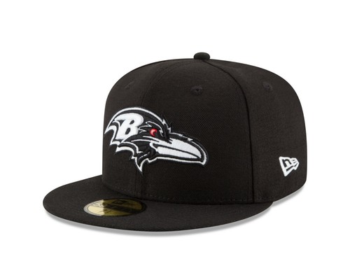 White 59FIFTY Fitted Hat - Black 