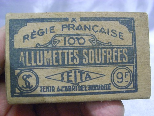Allumettes soufrées Régie Française - Collection