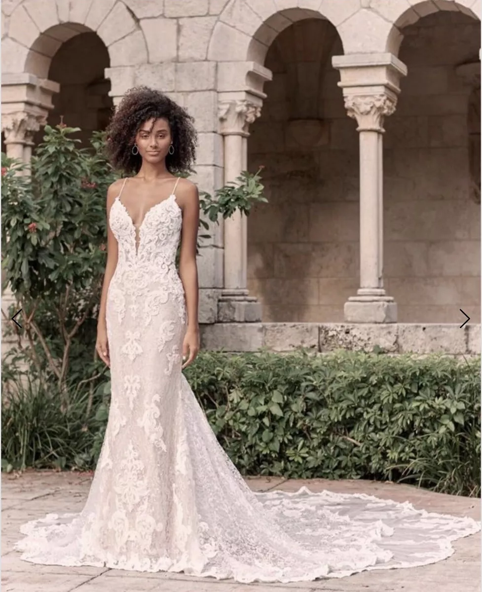 Maggie Sottero Tuscany Royale Wedding Dress Size 12 eBay